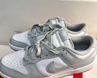 #54 NEW Nike Dunk Low white/light smoke. Men’s 9.5, Women’s 11. $ 45.00