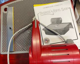 Stained glass precision instruments like this Taurus 3 Ring Saw.