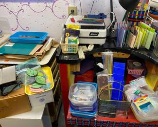 Stained glass studio.