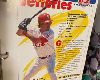 There are people out there with stacks of Gregg Jeffries rookie cards still waiting on him to do something.