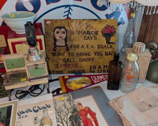 vintage signs, vintage toys, posters