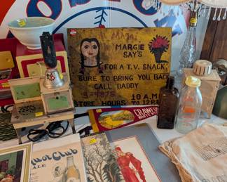 vintage signs, vintage toys, posters