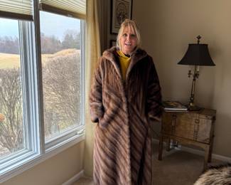 Sable Mink Coat  Size 12 