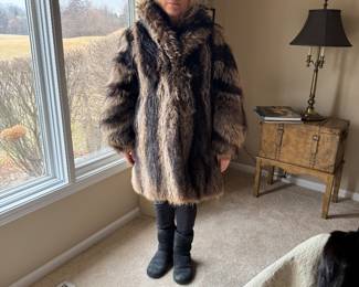 Raccoon Car Coat  Size 10/12