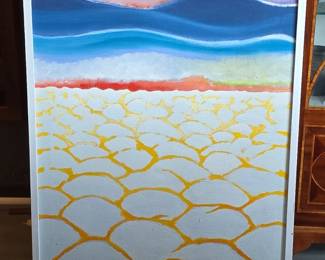 Rolling Mountain Landscape Oil Painting