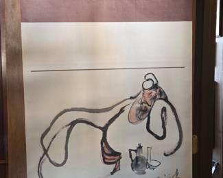 Chinese Scroll Painting of a Scholar