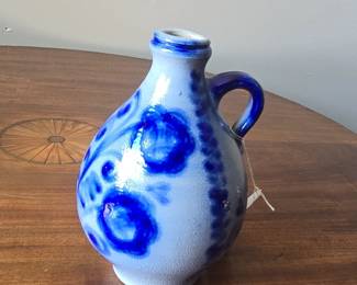 German Westerwald SaltGlazed Handled Vase