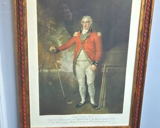 Henry Callender Esq. to the Society of Golfers at Blackheath Mezzotint by William Ward after Lemuel Francis Abbott