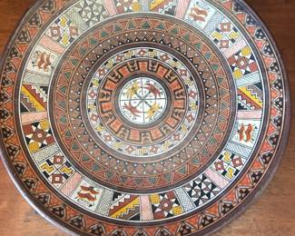 Peruvian Ceramic Plate by Kubi Qoyllur