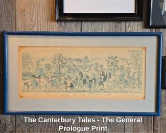 The Canterbury Tales The General Prologue Print