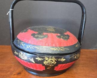Antique Chinese Peranakan Wedding Basket