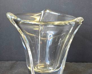 Daum Nancy Crystal Vase