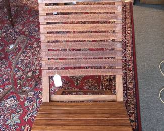 Antique Syrian Moorish Inlay Folding Chair