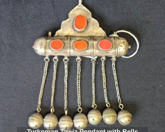 Turkoman Tawiz Pendant with Bells