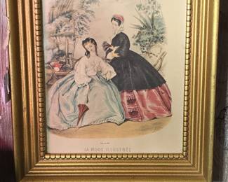 La Mode Illustre Fashion Print