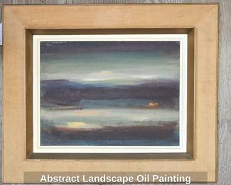 Abstract Landscape Oil Painting
