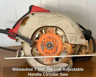 Milwaukee or TiltLok Adjustable Handle Circular Saw