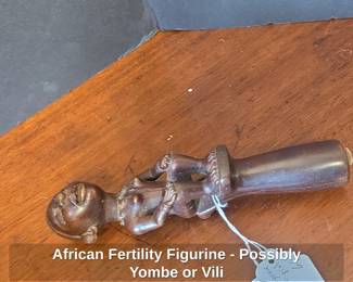 African Fertility Figurine Possibly Yombe or Vili