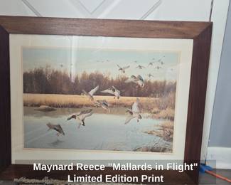 Maynard Reece Mallards in Flight Limited Edition Print
