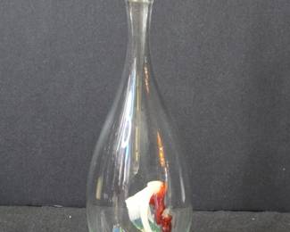 Perfume Bottle with Mermaid Figurine