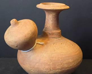 Sawankhalok Terracotta Kendi, th Century