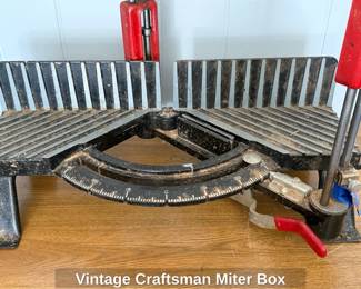 Vintage Craftsman Miter Box