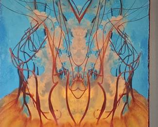 Abstract Jellyfish Painting