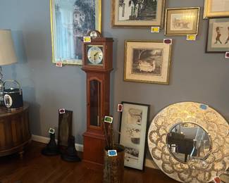 Grandmother Clock and Famed Art