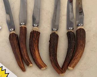  Vintage Voos Steak Knives (6)