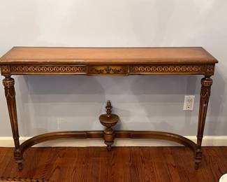 Vintage all wood Console Table