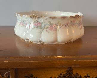 Antique GAD Limoges vegetable dish