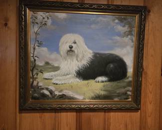 Sheep Dog Painting