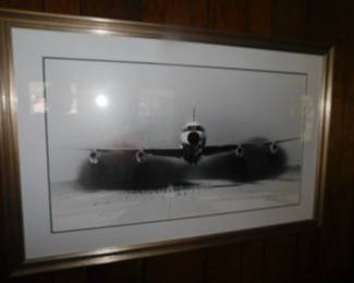 SIGNED & NUMBERED LARRY PULLEN LITHOGRAPH
DELTA AIR LINES CONVAIR 880