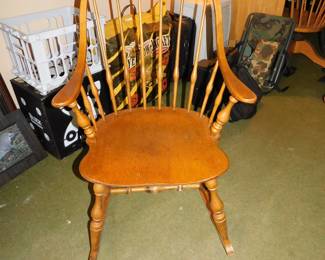 VINTAGE ETHAN ALLEN ROCK MAPLE ROCKER