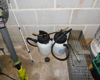 SPRAYERS AND TRAP