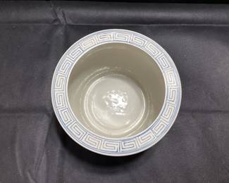 VTG, CHINESE PORCELAIN FISH BOWL PLANTER 10x7 INCHES