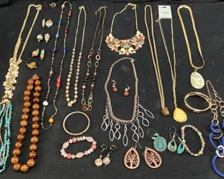 ASSORTED COSTUME JEWELRY, NY & CO, CHARLOTTE RUSSE, LIZ CLAIBORNE