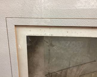 LRG. FRAMED HEVA COOMANS PRINT Titled, The Victor’s Return. Framed in beautiful gilded frame. Has light mold spots 45x38. No shipping. Pickup only