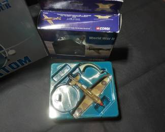 Aviation Die Casts In Boxes F4 Phantom, F4u-1a Corsair, Hawker Hurricane Iib