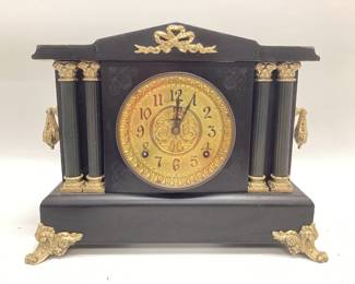 ANTIQUE INGRAHAM MANTLE CLOCK No key