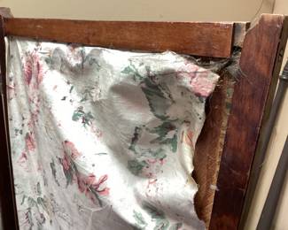 VTG. FOUR-PANEL FOLDING ROOM DIVIDER NO SHIPPING PICKUP ONLY