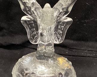 FENTON (FAGCA) GLASS BUTTERFLY RING HOLDER