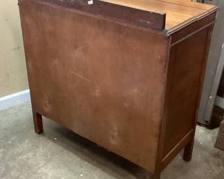 ANTIQUE VICTORIAN EASTLAKE STYLE OAK WOOD 3 DRAWER CHEST OF DRAWERS DOVETAIL JOINTS NO SHIPPING PICKUP ONLY