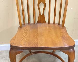 VTG NICHOLS AND STONE CO. OAK DINING CHAIR