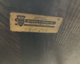 VTG NICHOLS AND STONE CO. OAK DINING CHAIR