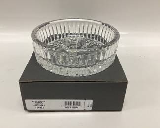 WATERFORD CRYSTAL BOTTLE COASTER HAS ORIGINAL BOX
