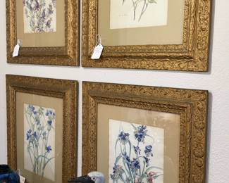 4 original watercolors from Gurine Nilsen 