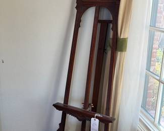 Carved easel