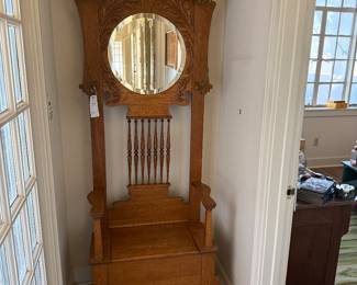 Beautiful antique hall tree