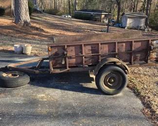 Vintage Military Style Utility Trailer 